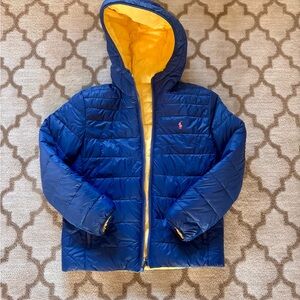 Polo Ralph Lauren Blue Quilted Reversible Jacket
